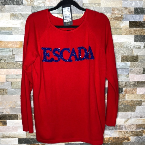 ‼️SOLD‼️ESCADA Savi Wool & Cashmere-Blend Sweater - Picture 2 of 7